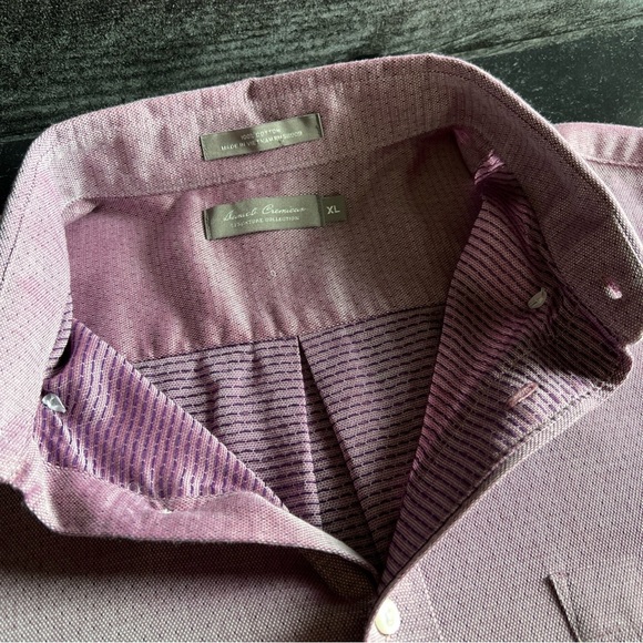 Daniel Cremieux Men’s Plum Long Sleeve Button Up Shirt Size XL - Picture 13 of 14
